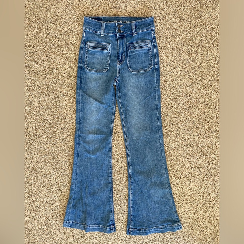 American Eagle Flare Jeans Size 0